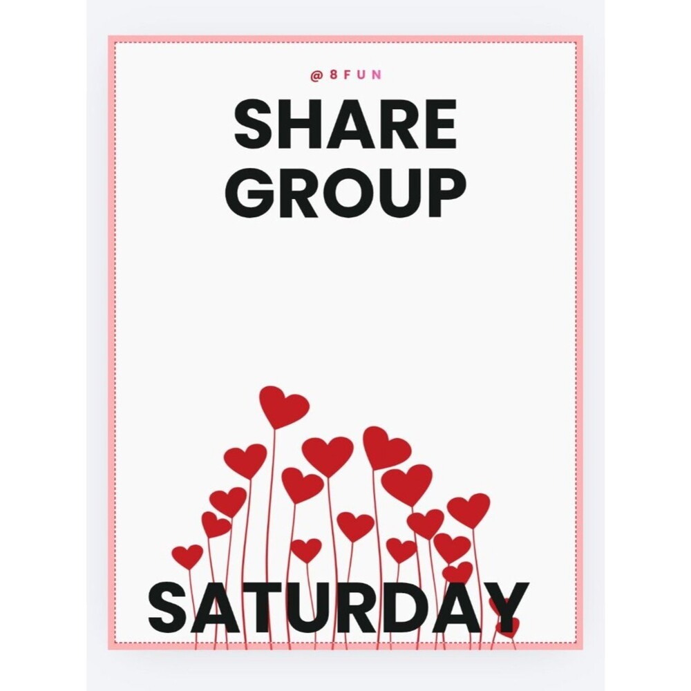 8/8/2026 Saturday Share Group daily 3x sharing is caring